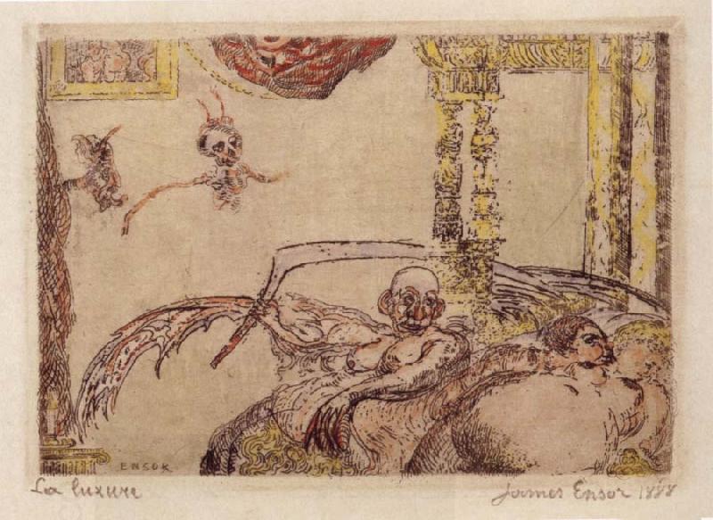 James Ensor Lust oil painting picture